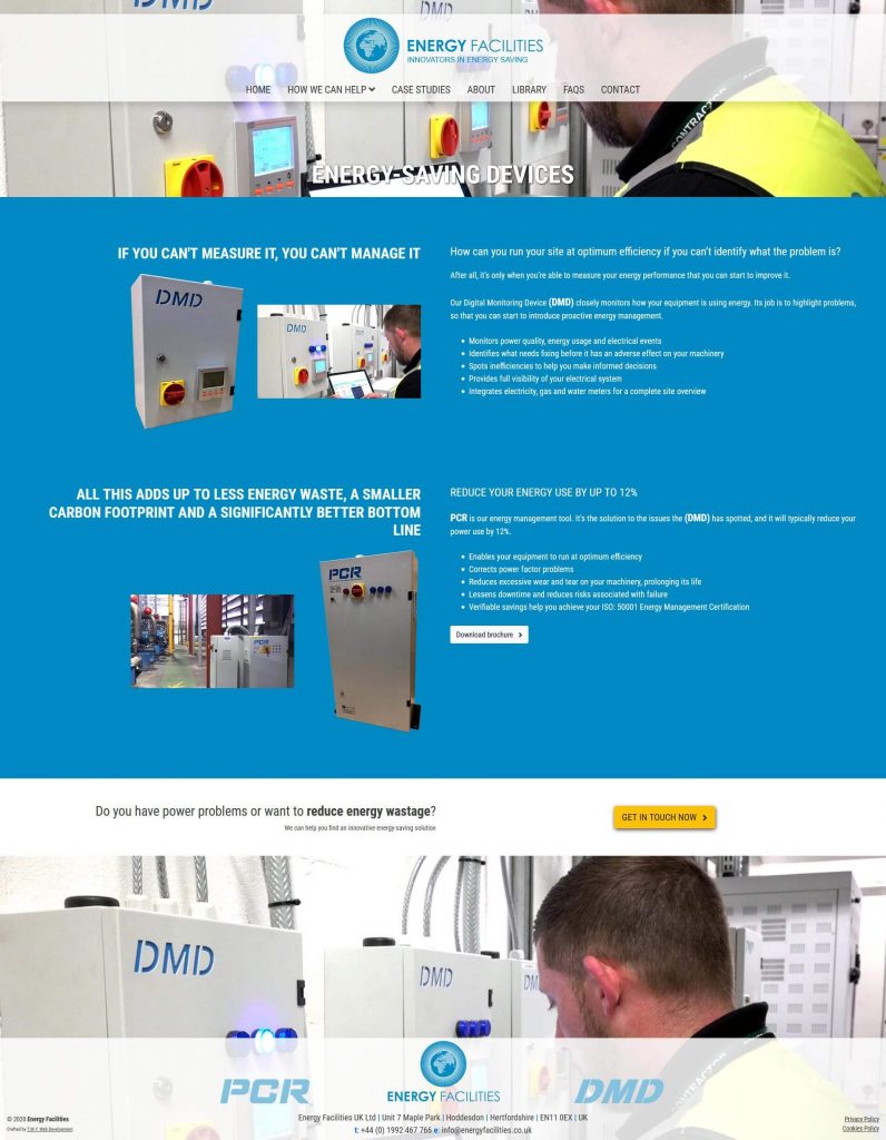 Energy Facilities - Too Many Years Web Development