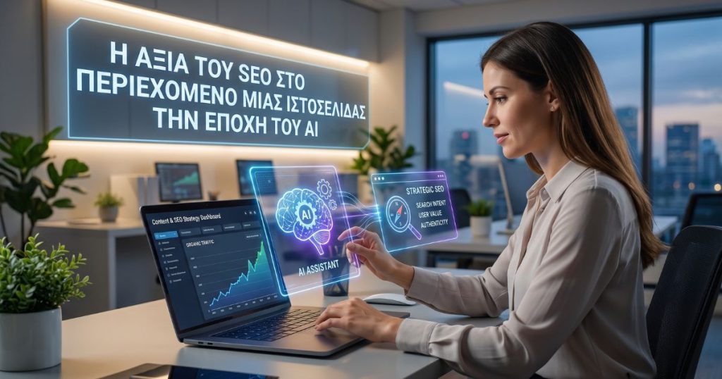 Η αξία του SEO στο περιεχόμενο μιας ιστοσελίδας την εποχή του AI