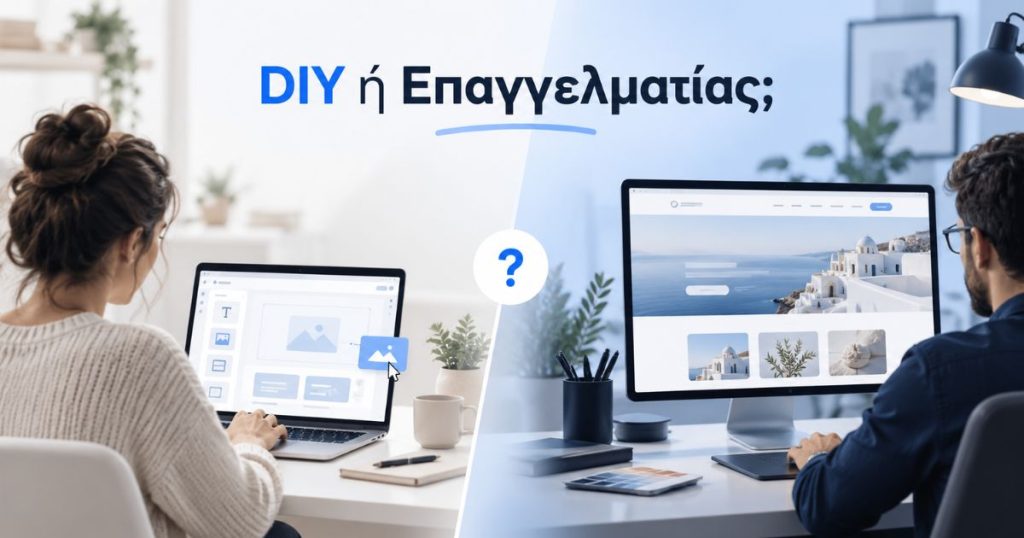 Κατασκευή Ιστοσελίδας: DIY ή Επαγγελματίας;